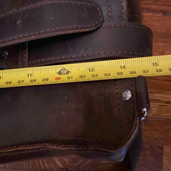 Kattee leather vintage briefcase 17x14x8” - Picture 4 of 17